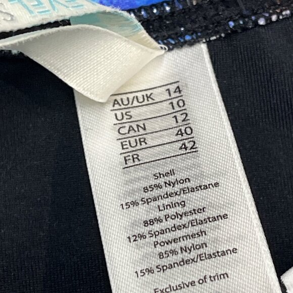 Sea Level Swimsuit Womens US 10 Cabana Long Sleeve One Piece Tropical Resort - Picture 6 of 6